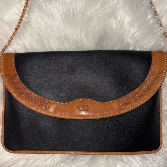 Dior Black and Tan Shoulder Bag - Picture 6 of 7